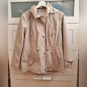 Charter Club Water Resistant Hooded Anorak Jacket Size PM